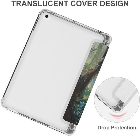 الأفيال مع الزهور في حالة الربيع مع حامل القلم رفيع الخفيفة الوزن trifold موقف متوافق مع iPad mini 4/5/6 mini4/5 （7.9in） in Kuwait