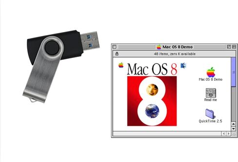 USB Boot Drive for macOS 8 | Restore & Relive Vintage Macintosh in Saudi Arabia