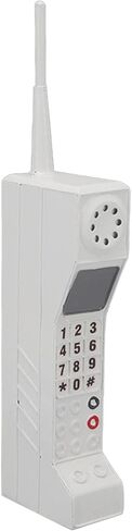 Antique Phone, Retro Cellphone Model Old Fashioned Cellular Phone Model Ornament Vintage Simulation Photographic Props for Home Stage (White) in Saudi Arabia