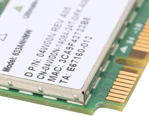 بطاقة Yunseity 6300 WIFI للفرقة المزدوجة 2.4 5 جيجا هرتز 450 ميجابت في الثانية من منفذ Mini PCI E ، نطاق قوي وسرعة ، الأفضل للبث والألعاب والأعمال التجارية ، الشاشة اللاسلكية in Kuwait
