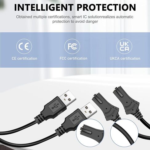for 1866460 i-Pilot Link Replacement Charging Cable Compatible with Minn Kota Ipilot Trolling Motor All Rechargeable Battery Parts - Charger USB Power Cord - 2 PCS in Saudi Arabia