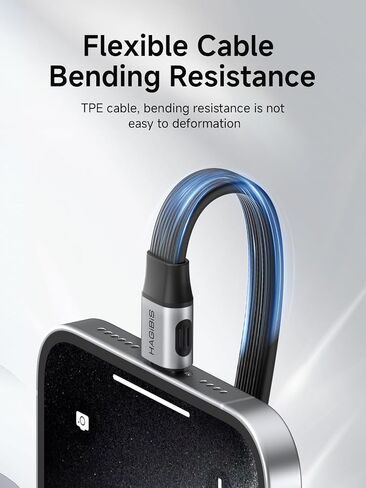 Hagibis USB4 Cable, 80Gbps Data Transfer, 8K@60Hz Video Display, 240W Fast Charging USB-C Cable, USB 4 V2.0 Cable for iPhone 16 15 Pro Max, iPad Pro, Thunderbolt 5/4, External SSD (0.33ft) in Saudi Arabia