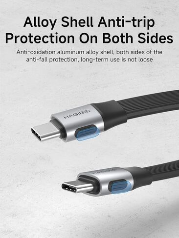 Hagibis USB4 Cable, 80Gbps Data Transfer, 8K@60Hz Video Display, 240W Fast Charging USB-C Cable, USB 4 V2.0 Cable for iPhone 16 15 Pro Max, iPad Pro, Thunderbolt 5/4, External SSD (0.33ft) in Saudi Arabia