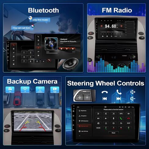 راديو سيارات Leadfan ل Toyota Sienna 2004-2010 ترقية استريو متوافقة مع Apple Carplay Android Auto لـ JBL ، 9 '' الشاشة التي تعمل باللمس wifi wifi gps mic camera swc mirrorlink in Saudi Arabia