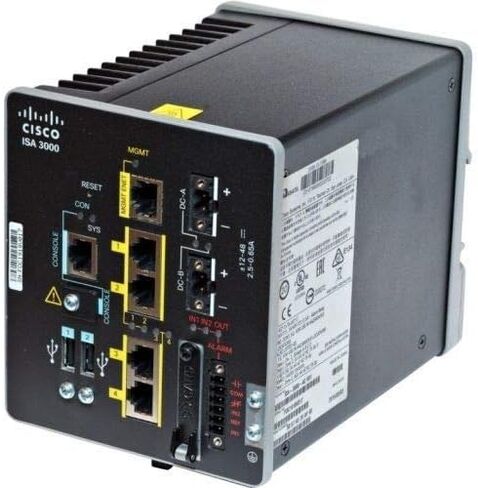 يمكن توصيل جدار الحماية من Cisco المصمم للأمن الصناعي (ISA-3000-2C2F-K9) ، Ethernet ، إلى الأعمال الصناعية/الصغيرة ، النطاق المزدوج in Kuwait