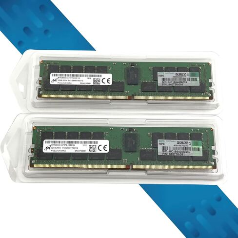64 جيجابايت (2 × 32 جيجا بايت) مرتبة ثنائية PC4-21300 ، DDR4-2666 مجموعة ذاكرة Smart Server Server مسجلة (X2 815100-B21 / 850881-001 / 840758-091 Bundle) in Saudi Arabia
