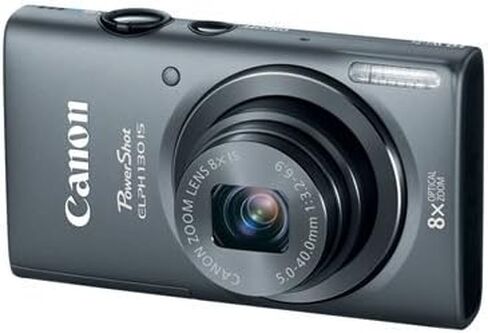 Canon PowerShot Elph 130 هي الكاميرا الرقمية 16.0 ميجابكسل مع عدسة بزاوية عريضة بزاوية عريضة بزاوية عريضة تبلغ 8 أمتار وتسجيل الفيديو 720p (Silver) (متجددة) in Saudi Arabia