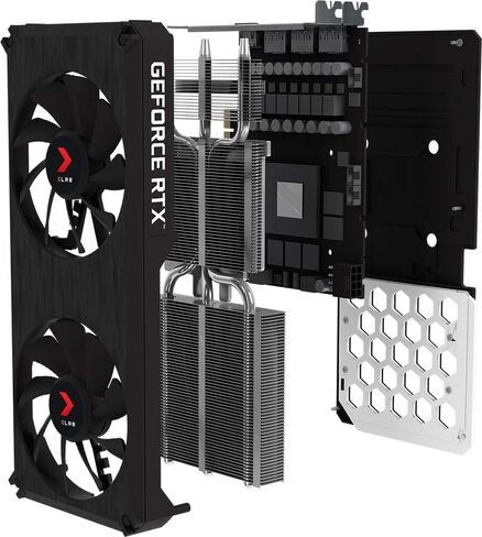 PNY GEFORCE RTX ™ 3060 TI 8GB XLR8 GAMING REVEL EPIC-X RGB ™ Dual Fan Card in Saudi Arabia