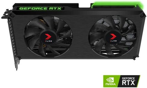 PNY GEFORCE RTX ™ 3060 TI 8GB XLR8 GAMING REVEL EPIC-X RGB ™ Dual Fan Card in Saudi Arabia