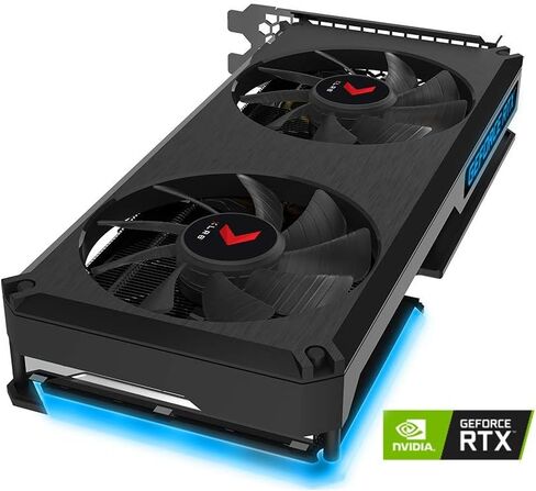PNY GEFORCE RTX ™ 3060 TI 8GB XLR8 GAMING REVEL EPIC-X RGB ™ Dual Fan Card in Saudi Arabia