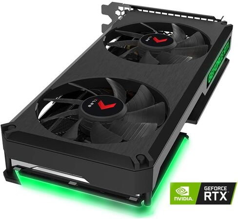 PNY GEFORCE RTX ™ 3060 TI 8GB XLR8 GAMING REVEL EPIC-X RGB ™ Dual Fan Card in Saudi Arabia