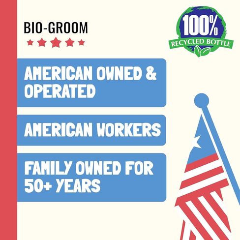 شامبو بيو-جروم فلافي بابي الخالي من الدموع، 12 أونصة، وغسول كريم مرطب بيو-جروم، 12 أونصة - عبوة كومبو للكلاب والقطط - إجمالي عنصرين in Kuwait