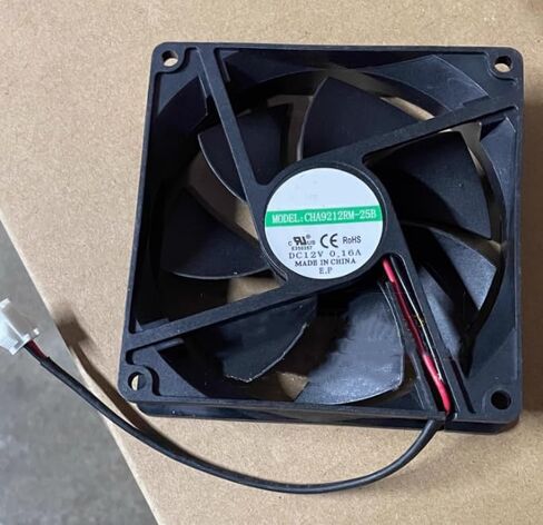 CHA9212RM-25B DC 12V 0.16A 92x92x25mm 2-ware fan in Saudi Arabia