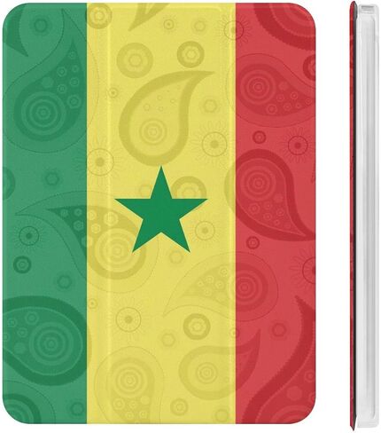 علبة علم Senegal Paisley مع حامل القلم Trifold Trifold Stand متوافق مع iPad Mini 4/5/6 Mini4/5 （7.9in） in Kuwait