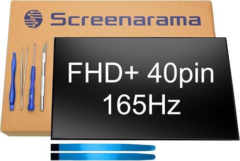 Screenarama استبدال الشاشة الجديدة لـ Gigabyte G6 KF (165 هرتز FHD+ 1920x1200 40pin) شاشة LCD IPS مع أدوات وشريط in Kuwait