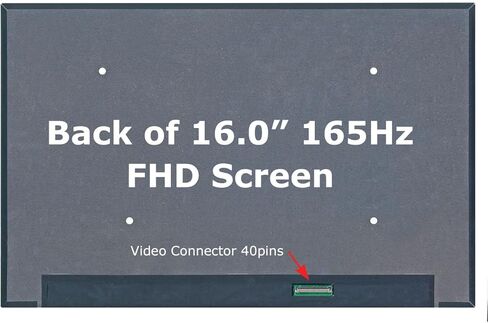 Screenarama استبدال الشاشة الجديدة لـ Gigabyte G6 KF (165 هرتز FHD+ 1920x1200 40pin) شاشة LCD IPS مع أدوات وشريط in Kuwait