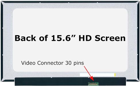 Screenarama استبدال الشاشة الجديدة لـ Dell P/N Htyxj 0HTYXJ B156XTN08.1 HW8B (Matte) 30Pin HD 1366X768 LCD LED مع أدوات وشريط in Saudi Arabia