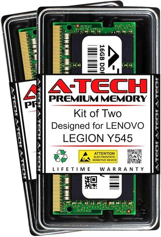 A-Tech 32GB (2 x 16GB) RAM for Lenovo Legion Y545 | DDR4 2666MHz SODIMM PC4-21300 260-Pin Non-ECC Memory Upgrade Kit in Saudi Arabia