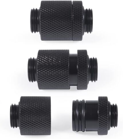 Alphacool es d -plug 20mm g1/4 ذكر إلى الذكور التركيب القابل للاشتعال - Black Deep (17579) in Saudi Arabia