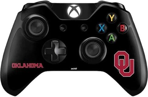 Skinit Skinit Gaming Gaming Skin متوافق مع جهاز التحكم Xbox One - تصميم جامعة أوكلاهوما ريد جيرسي رسمي in Saudi Arabia