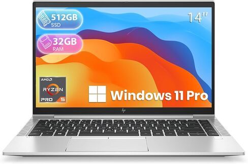 HP EliteBook 845 G8 Business Labtop ، 14 بوصة FHD (1920x1080) ، AMD Ryzen 5 Pro 5650U ، 32GB RAM ، 512GB SSD ، HDMI ، NO CAMERA ، Windows 11 PRO (READED) in Kuwait