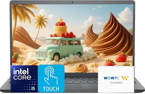 Dell Inspiron 15.6 "FHD Touchscreen Labstop Computer | Intel Core I5-1334U CPU | Wi-Fi | Intel Iris Xe Graphics | Windows 11 | Wowpc Recovery USB (32GB RAM | 1TB SSD) in Kuwait