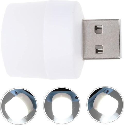 Gadpiparty 10pcs USB تعمل بالطاقة LED LED أضواء الغلاف الجوي محمولة مصابيح ليلية محمولة للأجواء الرومانسية الدافئة سهلة استخدام مصابيح USB لجهاز الكمبيوتر والسيارة الطاقة in Kuwait