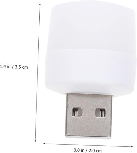 Gadpiparty 10pcs USB تعمل بالطاقة LED LED أضواء الغلاف الجوي محمولة مصابيح ليلية محمولة للأجواء الرومانسية الدافئة سهلة استخدام مصابيح USB لجهاز الكمبيوتر والسيارة الطاقة in Kuwait