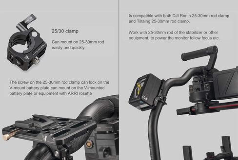 محول Tilta Gimbal Ring لوحة بطارية Mini/Pocket V-Mount in Saudi Arabia