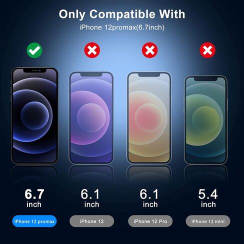 Uniqueme متوافق مع واقي شاشة الخصوصية iPhone 13 Pro Max ، واقي عدسة الزجاج والكاميرا المقسى ، ومكافحة التجسس [إطار التثبيت السهل] خالية من الفقاعة ودية 2+2 حزمة in Saudi Arabia