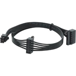 M1ni 6 Pin to 2 SATA 15PIn Power Supply Cable for de*/ll Vostro 3070 3670 in Kuwait