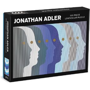 Jonathan Adler Bargello 1000 Piece Panoramic Puzzle from Galison - 39" x 14" Landscape Puzzle, Chic and Modern Design, Thick & Sturdy Pieces, Challenging Activity for Adults, Makes a Great Gift! in Kuwait