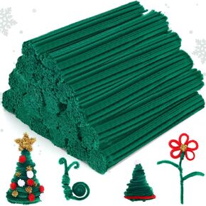 3000 Pcs Pipe Cleaners Craft Supplies Solid Color 6 mm x 12 Inch Chenille Stems for Kids Adults DIY Arts Crafts Decorations, 30 Assorted Colors in Saudi Arabia