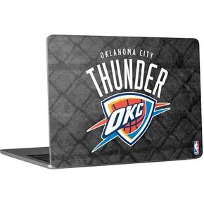 Skinit Decal Laptop Skin Compatible with MacBook Air 13in M4 (2025) - Officially Licensed NBA Oklahoma City Thunder Standard - Orange Design in Kuwait