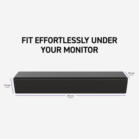 Creative Stage SE mini Compact Under-monitor Soundbar with Bluetooth 5.3, USB Digital Audio, for PC and mobile (Renewed) in Saudi Arabia