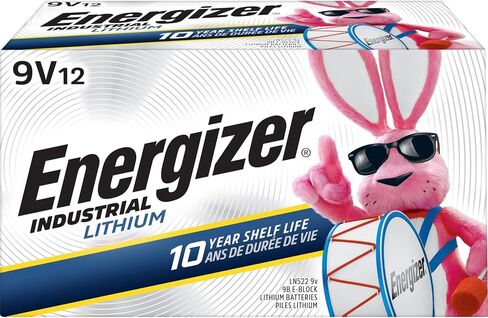 بطاريات Lithium 9V الصناعية Energizer ، 12pk ، LN522 in Saudi Arabia