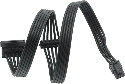 M1ni 6 Pin to 2 SATA 15PIn Power Supply Cable for de*/ll Vostro 3070 3670 in Saudi Arabia