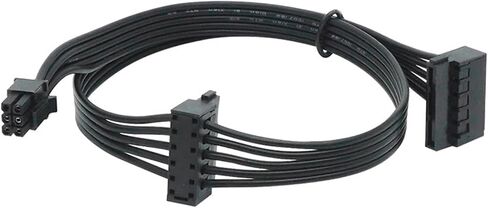 M1ni 6 Pin to 2 SATA 15PIn Power Supply Cable for de*/ll Vostro 3070 3670 in Saudi Arabia