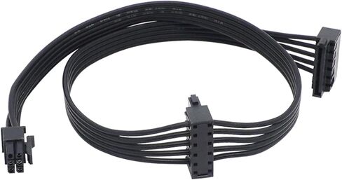 M1ni 6 Pin to 2 SATA 15PIn Power Supply Cable for de*/ll Vostro 3070 3670 in Saudi Arabia