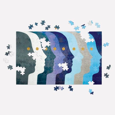 Jonathan Adler Bargello 1000 Piece Panoramic Puzzle from Galison - 39" x 14" Landscape Puzzle, Chic and Modern Design, Thick & Sturdy Pieces, Challenging Activity for Adults, Makes a Great Gift! in Kuwait