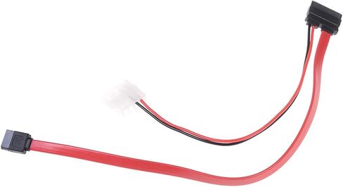 7 + 6 دبوس كابل Sata Slimline لـ STIL SATA DVD CD-RW محول محرك كابل محرك بصري خط الكابل 1PC in Saudi Arabia