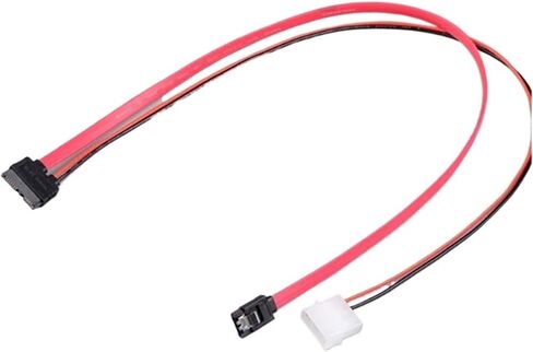 7 + 6 دبوس كابل Sata Slimline لـ STIL SATA DVD CD-RW محول محرك كابل محرك بصري خط الكابل 1PC in Saudi Arabia