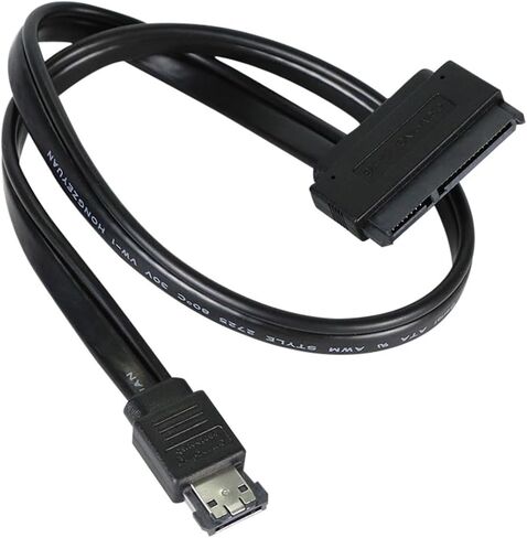 5V 50cm Esata إلى SATA7+15 دبوس بيانات بيانات القرص الصلب الكابل ESATA USB إلى SATA 22PIN اتصال ADPTER كابل in Saudi Arabia