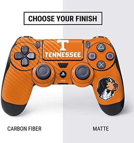 Skinit Skinit Gaming Gaming Skin متوافق مع وحدة تحكم PS4 - جامعة Tennessee -Knoxville T Logo Vols على التصميم الرمادي in Saudi Arabia
