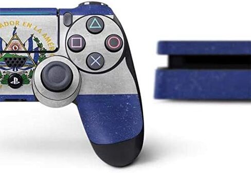 Skinit Skinit Gaming Gaming Skin Accompated مع PS4 Slim Bundle - Guyana Flag Design in Saudi Arabia