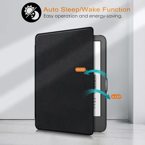 Tablet Travel Case New Kindle 11th Generation Edition 2022 6.8 بوصة قابلة للطي قضية قرص ذكية ، فائقة حالة وضعية رقيقة خفيفة الوزن حالة بولي كربونات صلبة in Kuwait