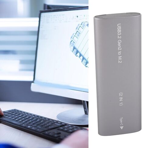 خارجي M.2 SSD العلبة ، nvme ngff نوع البروتوكول المزدوج C 3.2 حاوية SSD ذات سرعة عالية السرعة ، وليس على القرص الصلب in Saudi Arabia