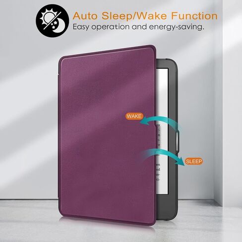 Tablet Travel Case New Kindle 11th Generation Edition 2022 6.8 بوصة قابلة للطي قضية قرص ذكية ، فائقة حالة وضعية رقيقة خفيفة الوزن حالة بولي كربونات صلبة in Kuwait