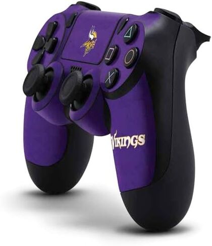 Skinit Skinit Gaming Gaming Continger مع وحدة تحكم PS4 - NFL Minnesota Vikings Purple Performance Design in Saudi Arabia