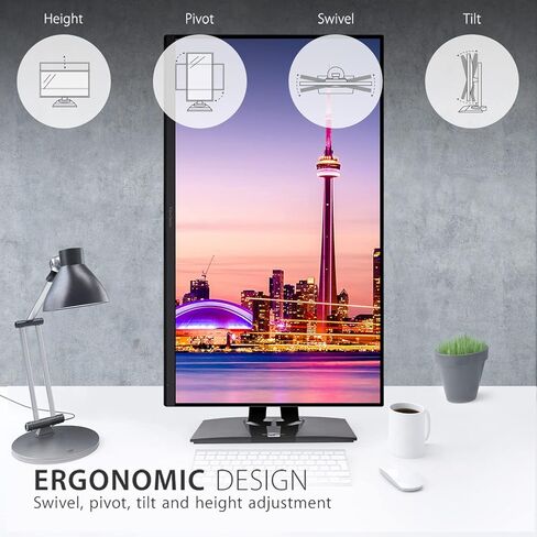VP3256-4K 32 "4K UHD شاشة تصميم الرسومات المهنية مع USB-C (90W) (متجدد) in Kuwait